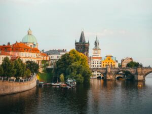 Prague Charles Bridge Czech Republic 2025 