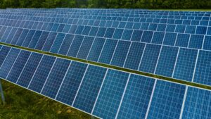 Solar farm with advanced panels